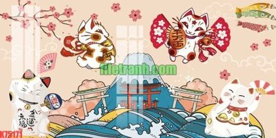 File tranh File gốc in tranh nền tường tổng hợp K75171 (file gốc) chuẩn màu in