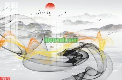 Tải file File gốc in tranh nền tường tổng hợp K75176 (gốc) chủ đề phong thủy