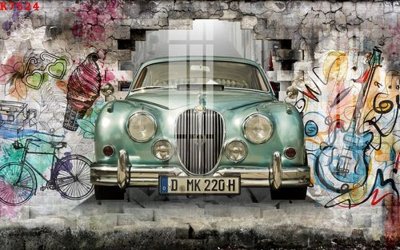 File tranh File gốc in tranh tổng hợp K7524 (ảnh gốc) in trần nhà