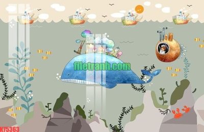 File in mica File gốc in tranh nền tường tổng hợp K75363 (bản gốc) siêu trong