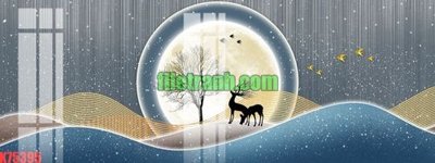 File PSD File gốc in tranh nền tường tổng hợp K75395 (bản gốc) chất lượng nhất