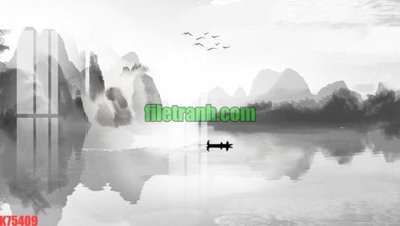 File gốc File gốc in tranh nền tường tổng hợp K75409 (in mica) làm quà tặng