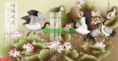 File tranh File gốc in tranh nền tường tổng hợp K75419 (gốc) in film