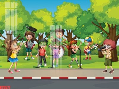 File tranh File gốc in tranh nền tường tổng hợp K75577 (gốc) chủ đề thành phố