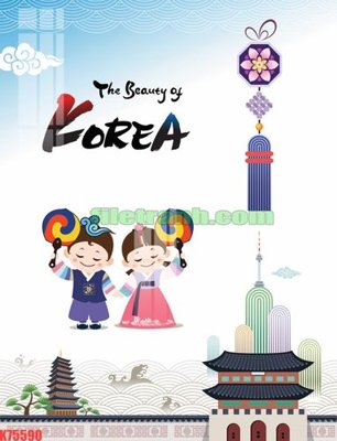 File tranh File gốc in tranh nền tường tổng hợp K75590 (file gốc) chủ đề phong thủy