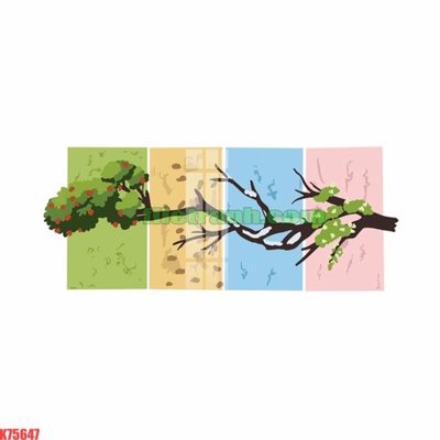 File gốc in tráng gương File gốc in tranh nền tường tổng hợp K75647 chi tiết