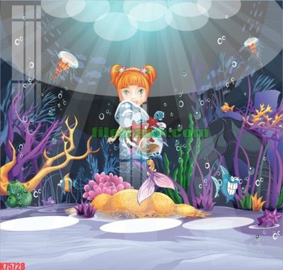 File tranh gốc File gốc in tranh nền tường tổng hợp K75728 (bản quyền) độc đáo