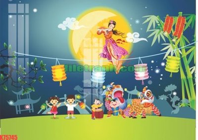 File tranh File gốc in tranh nền tường tổng hợp K75745 (file gốc) chuẩn màu in