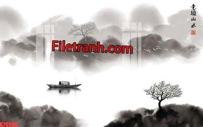 Download file gốc File tranh gốc dán tường hươu nai sừng K76005 (dùng cho in ấn)