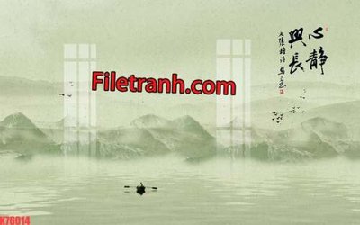 Tải xuống file tranh gốc File tranh gốc dán tường hươu nai sừng K76014 (PSD/TIFF)