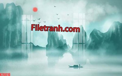 Mua file ảnh gốc File tranh gốc dán tường hươu nai sừng K76016 (chất lượng cao)