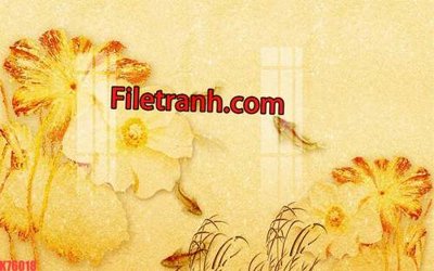 File tranh gốc File tranh gốc dán tường hươu nai sừng K76018 (bản quyền) Filetranh.com