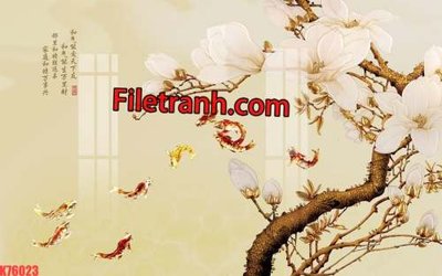 Tải file File tranh gốc dán tường hươu nai sừng K76023 (ảnh gốc) file TIFF