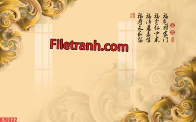 File gốc File tranh gốc dán tường hươu nai sừng K76032 (chủ đề hiện đại) trang trí