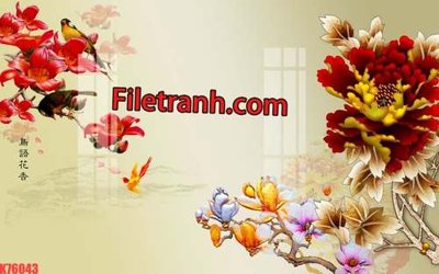 Tải file File tranh gốc dán tường hươu nai sừng K76043 (gốc) chủ đề tôn giáo