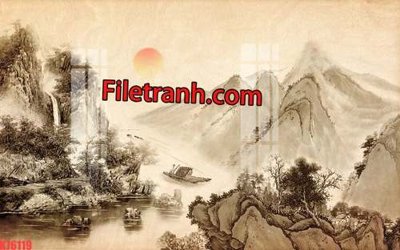 File PSD File tranh gốc dán tường hươu nai sừng K76119 (bản gốc) chất lượng nhất