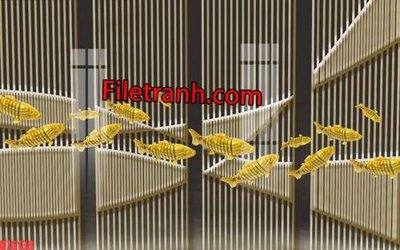 Tải file gốc File tranh gốc dán tường hươu nai sừng K76138 (in khổ lớn) quảng cáo