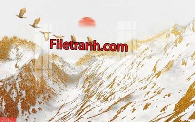 File tranh File tranh gốc dán tường hươu nai sừng K76146 (gốc) chủ đề tĩnh vật