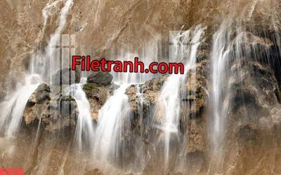 File tranh File tranh gốc dán tường hươu nai sừng K76156 (bản gốc) in lụa 3D