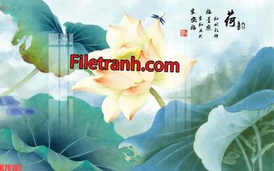 File gốc File tranh gốc dán tường hươu nai sừng K76167 (ảnh chi tiết) để in ấn