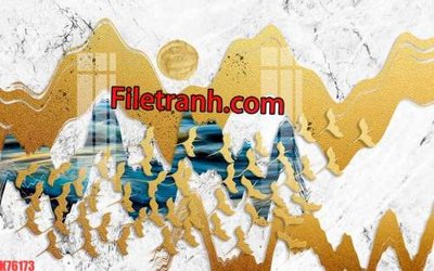 File gốc in ấn File tranh gốc dán tường hươu nai sừng K76173 chất lượng vượt trội