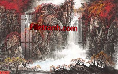 File tranh in mica File tranh gốc dán tường hươu nai sừng K76257 (độ phân giải cao)