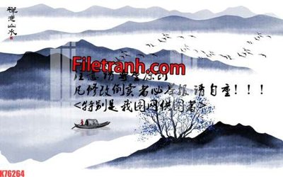 Tải file File tranh gốc dán tường hươu nai sừng K76264 (gốc) chủ đề tâm linh