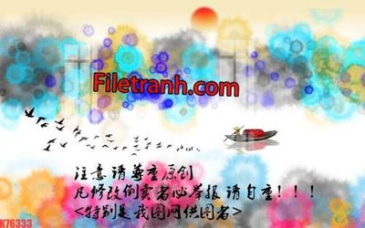 File gốc File tranh gốc dán tường hươu nai sừng K76333 (in lụa) chi tiết cao