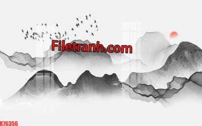 Tải file gốc File tranh gốc dán tường hươu nai sừng K76356 (in khổ lớn) không vỡ