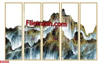 Tải file File tranh gốc dán tường hươu nai sừng K76366 (gốc) chủ đề tôn giáo