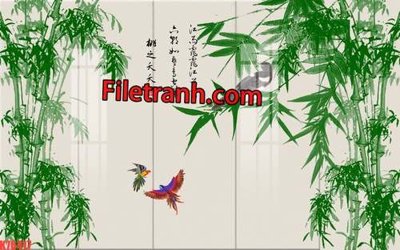 File gốc File tranh gốc dán tường hươu nai sừng K76417 (vector) cho in ấn