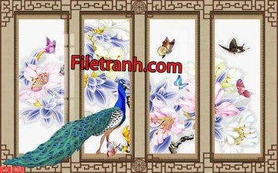 File gốc File tranh gốc dán tường hươu nai sừng K76438 (dành cho trang trí nội thất)