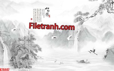 Tải file File tranh gốc dán tường hươu nai sừng K76447 (ảnh gốc) file TIFF
