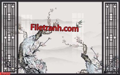 Tải file File tranh gốc dán tường hươu nai sừng K76492 (gốc) chủ đề tôn giáo