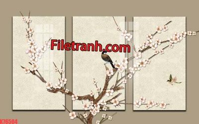 Download file File tranh gốc dán tường hươu nai sừng K76504 (gốc) cho xưởng in