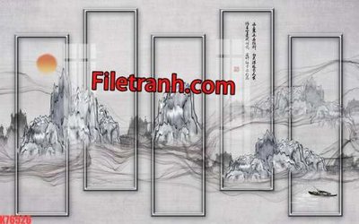 Tải file gốc File tranh gốc dán tường hươu nai sừng K76526 (in khổ lớn) không mờ