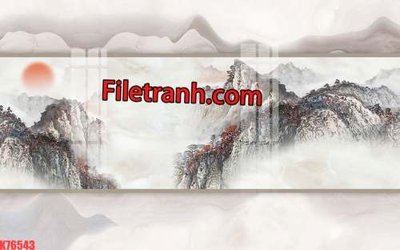 File gốc File tranh gốc dán tường hươu nai sừng K76543 (in mica) cắt laser