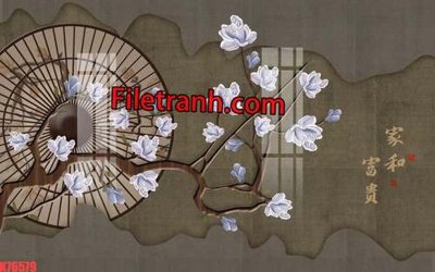 File gốc File tranh gốc dán tường hươu nai sừng K76579 (chuẩn CMYK) cho nhà in