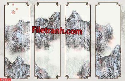 File gốc File tranh gốc dán tường hươu nai sừng K76580 (vector) cho in ấn