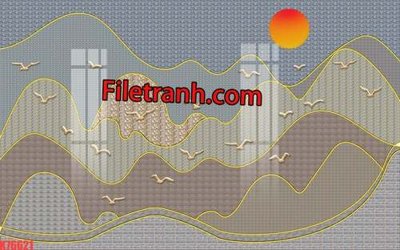 File gốc File tranh gốc dán tường hươu nai sừng K76621 (in ấn) không giới hạn