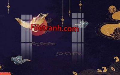 File gốc File tranh gốc dán tường hươu nai sừng K76626 (cho in ấn) từ Filetranh.com