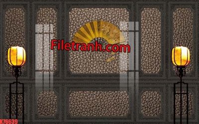 Tải file gốc File tranh gốc dán tường hươu nai sừng K76639 (in khổ lớn) không vỡ