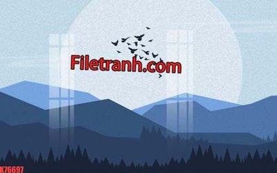 File PSD File tranh gốc dán tường hươu nai sừng K76697 (gốc) cho in quảng cáo