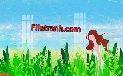 File tranh File tranh gốc dán tường hươu nai sừng K76703 (gốc) chủ đề thiên nhiên