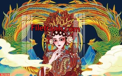 Tải file File tranh gốc dán tường hươu nai sừng K76722 (ảnh gốc) độ phân giải 300dpi