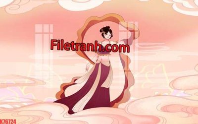 Tải file File tranh gốc dán tường hươu nai sừng K76724 (ảnh gốc) 300dpi File tranh gốc dán tường hươu nai sừng K76724