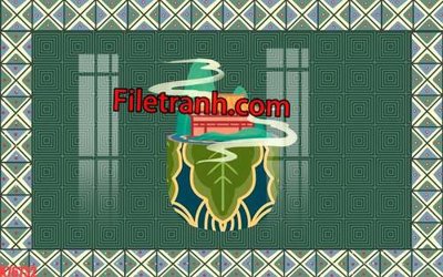 File gốc File tranh gốc dán tường hươu nai sừng K76732 (cho in ấn) độc quyền