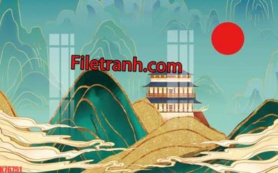 Ảnh gốc File tranh gốc dán tường hươu nai sừng K76751 (độ nét cao) in mica