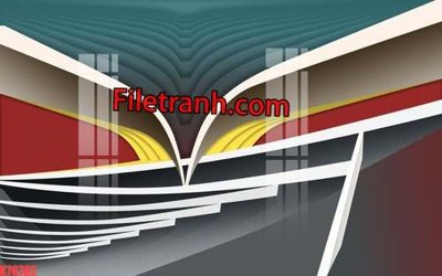 File tranh trang trí File tranh gốc dán tường hươu nai sừng K76782 (file gốc)