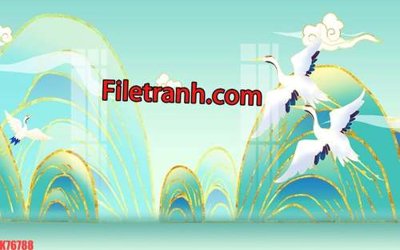 File in ấn File tranh gốc dán tường hươu nai sừng K76788 (bản gốc) chất lượng cao